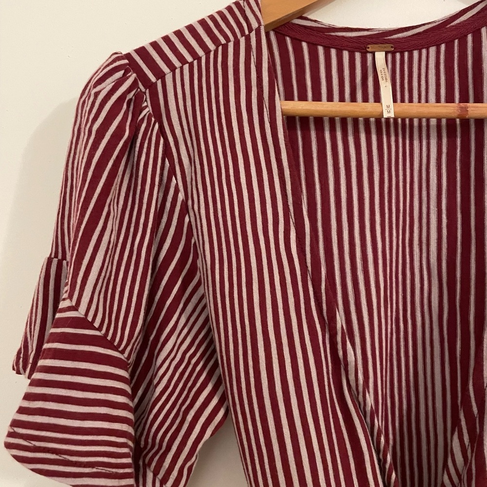 Free people wrap blouse